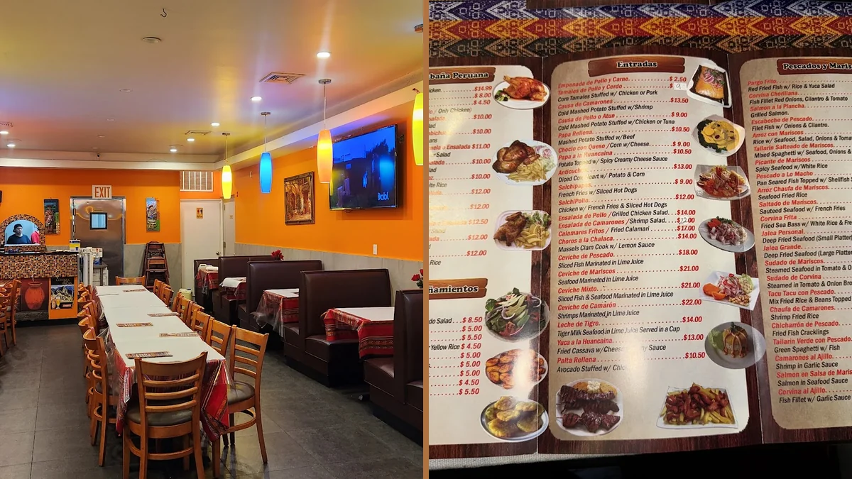 Bright plates of Peruvian comfort food.