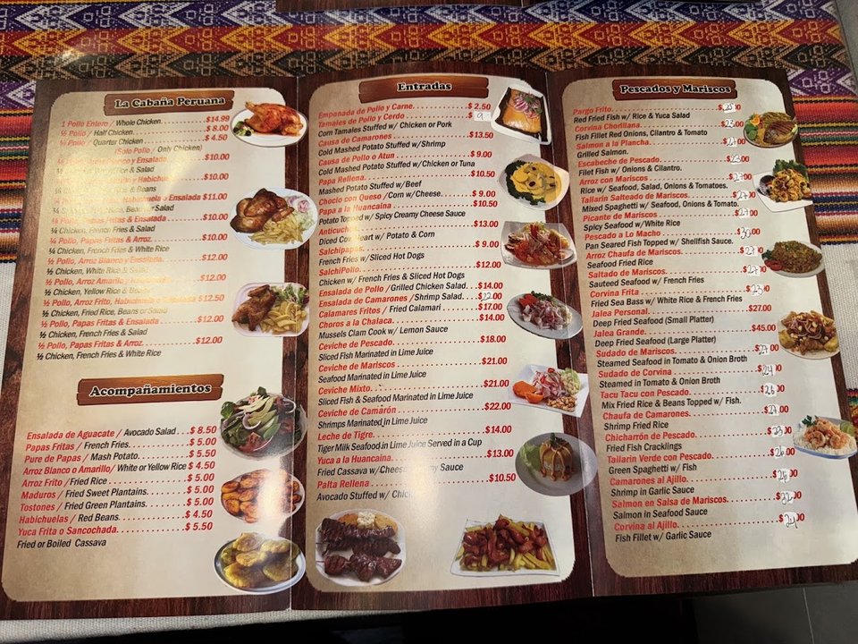 Seafood served in a casual dining room.