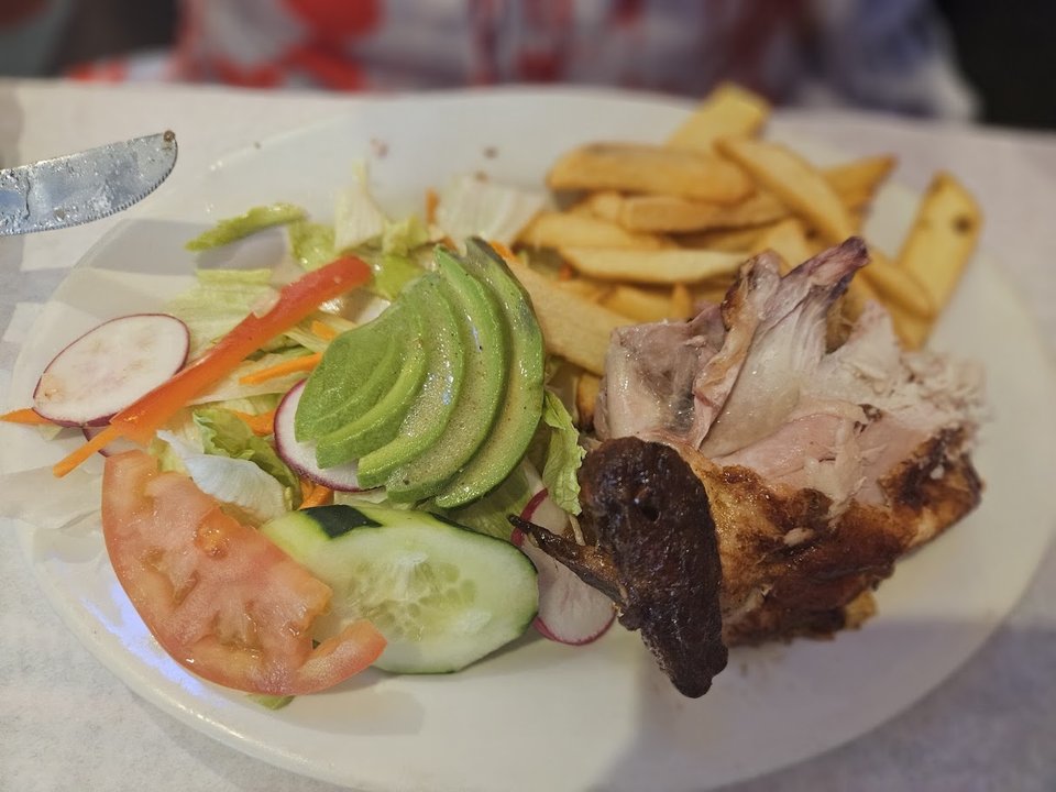 Bright plates of Peruvian comfort food.
